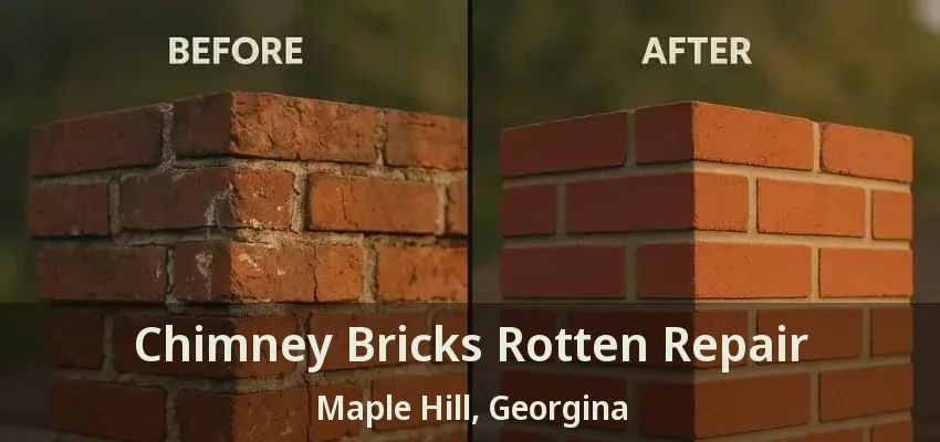 Chimney Bricks Rotten Repair Maple Hill, Georgina - ON Chimney Bricks Rotten Repair Maple Hill, Georgina - ON